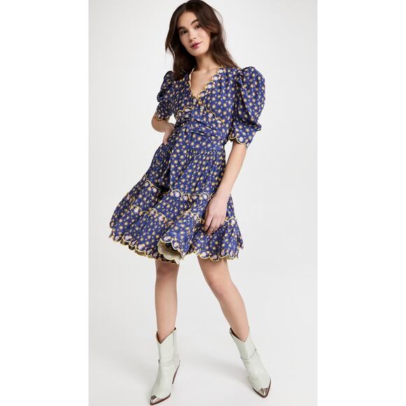 Celia B by Anthropologie Andromeda Dress in Blue Size Large - Picture 1 of 5